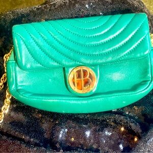 Adorable Green Clutch- Henri Bendel
